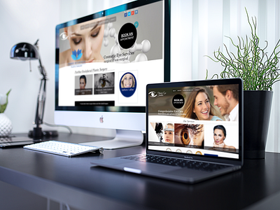 UI Design for Eye Institute adobe photoshop axure branding design logo prototype sketch sketchapp typography ui vector