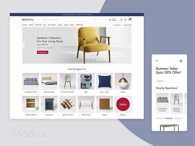 Furniture Shop Design animation application design dribbble ecommerce furniture furniture app furniture store hello mobile mobile app shop shopping shopping app shopping cart ui ux ui web website website design