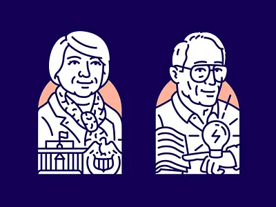 Economic giants pt.2 - Yellen // Benna benna illustration janet yellen meeting room portrait yellen