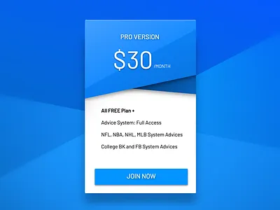 Pricing price pricing pricing card