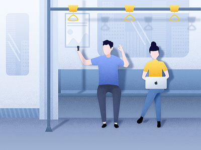 On the Metro ui 插图 设计