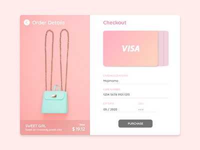 DailyUI#002 - Credit Card Checkout checkout daily ui dailyui design product ui uidesign uiux web web design webdesign website websites