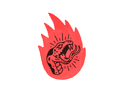 Burn Up artwork hand drawn illustration snake tattoo texture