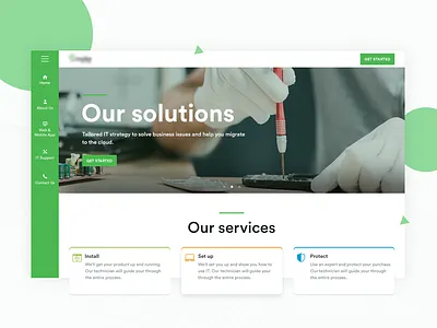 IT Solutions cloud creative designoweb designowebtechnologies easy informatioon technology it mobile app simple solutions web app