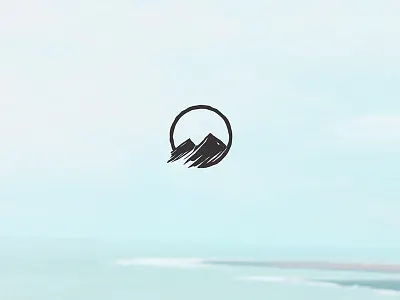 Mountain logo buy circle design forsale logo logotype mountain nature online peak raw ready sale silhouette snow unique wild