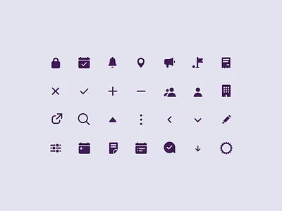 Giggable Brand Icons branding icon icons styleguide ui