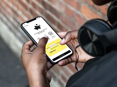Detail from Dexwallet.io new website blockchain crypto ethereum fintech mobile ui ux wallet