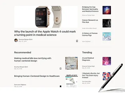 Blogs website for Doctors article page blog post blogging doctors healthcare medical reading website