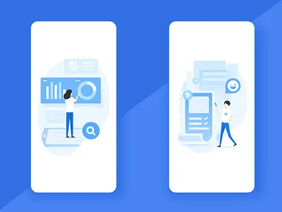data opening page data illustration people icons ui