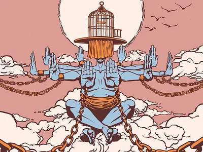 God of family and complicated relationships family gods illustration relationships