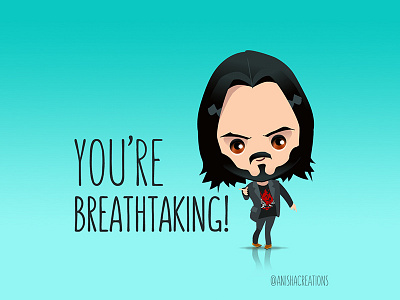 Motivational Keanu cute doodles fan art funny geek kawaii keanu reeves motivation motivational monday pop culture videogame