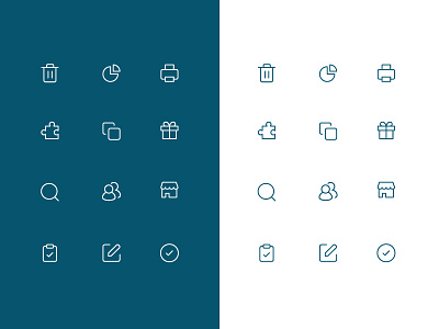 TouchBistro Line Icons icon icon design icon kit iconography icons icons pack icons set illustration line icons minimal minimalist product design ui vector vector icons vector illustration