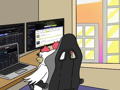 Bert daily 2d animation animation memecoin