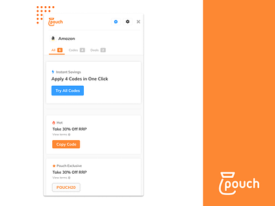 Pouch | Browser Extension Redesign browser extension desktop desktop app feed london redesign ui ui designer uidesign uidesigner ux uxdesign
