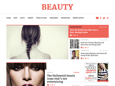 Website Template design ui ux web website