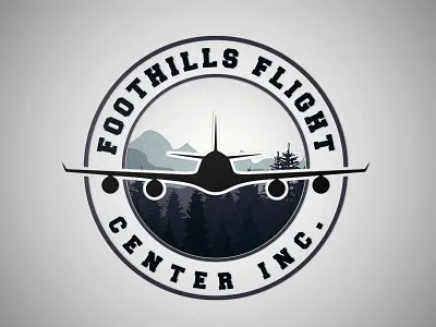 Flight INSTITUTE LOGO badge logo branding design flight flight vintage logo flying logo logo logo design vector vintage logo