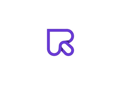 R monogram - 3 letter logo logomark monogram