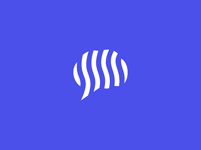 Current Mark brain cloud communication current icon logo logomark mark mental mentalhealth portal waves