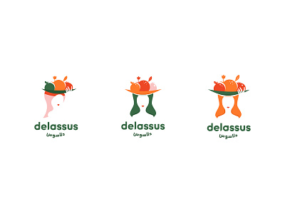 Logo exploration #2 d fruit fruits identiy logo logotype woman