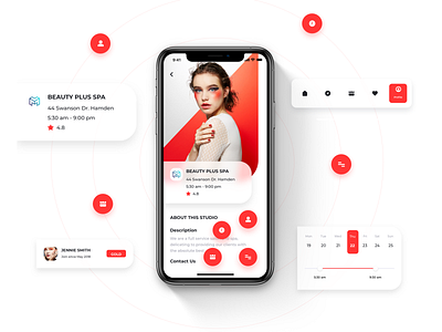 OVERRUN - Fitness, beauty, class, concert & event booking appdesign apple design booking booking app booking system dark mode dark theme fitness fitness app light mode light theme minimalism mobile app ui ui design ui kit ui ux uikit user interface yoga