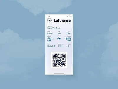 Daily UI #024 024 boarding boarding pass dailyui ui