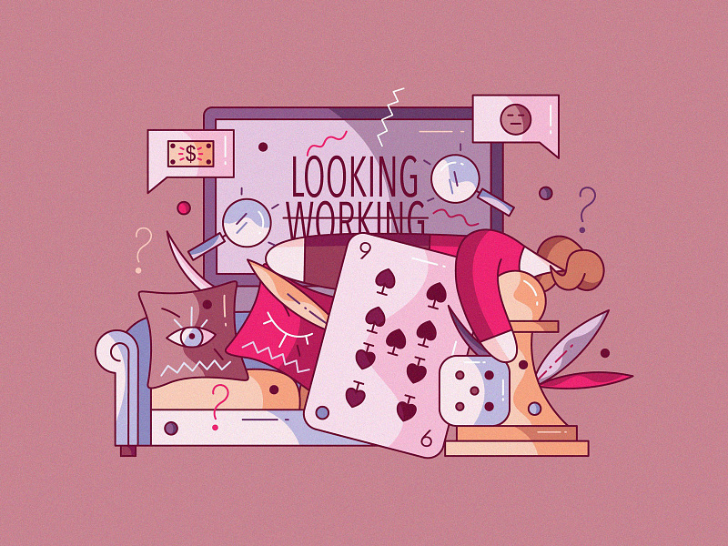 Chapter 3. The Afterworld board games character design cute design designer flat hiwow illustration recruitment vector