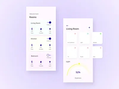 Daily UI #021 021 dailyui smart home ui