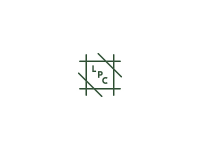 LPC Construction Logo Mark blueprint blueprint logo branding construction construction logo design geometric icon illustration line art logo minimal modern sans serif simple typography