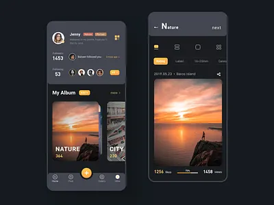 My album album gallery image photo photography ui ux