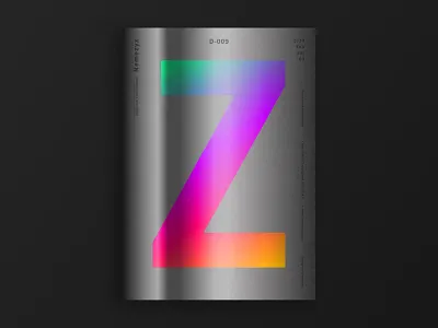 Day 009 - Z 365challenge 3deffect binary day designeveryday flat gradient nemezyx poster poster a day red shadow shape zoo