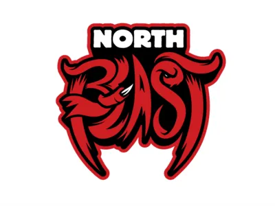 NorthBeast Cheer Logo V.2 branding illustration logo typography vector