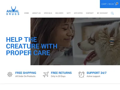 Drug Selling Site ui ux web web template website