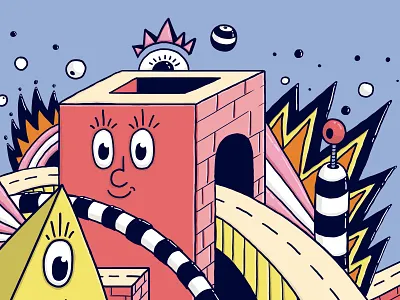 the bridge colors dibujo digital digital 2d illustration illustration art photoshop