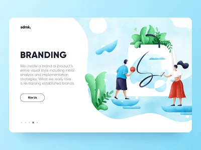 Branding illustration abstact art branding character design draw grain graphic illustration illustrator people plants procreate ui web