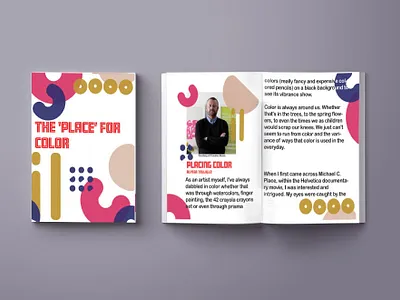 The "Place" For Color - Zine color colorful design illustration michael place zine zines