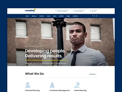 Berlin - a new Consulting WP theme demo business consulting design template themeforest website wordpress
