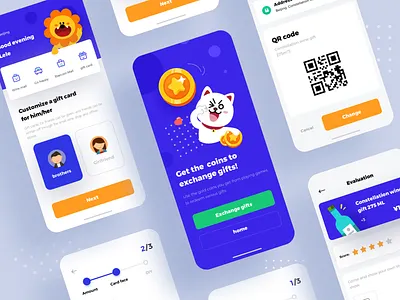 Constellation Small Wine Gift Card Customization 5 app design illustration ui ux