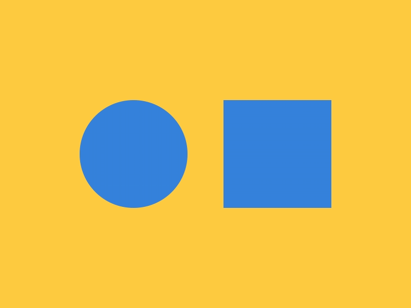 Dancing Shapes animation circle easy geometric illustrator loop minimal mograph motion design motion graphics shapes square swap switch vector