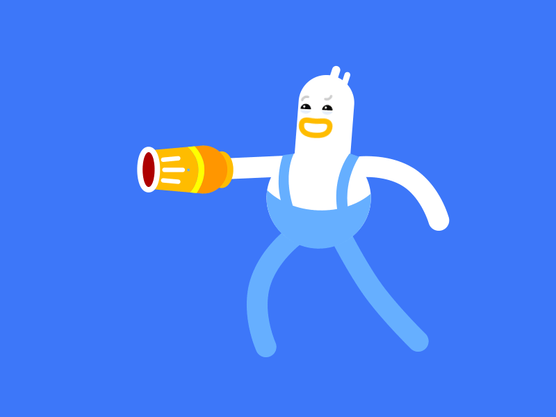 Fly ae animation design illustration