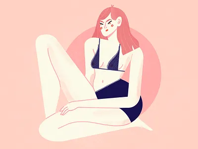 soft character illustration illustrator texture