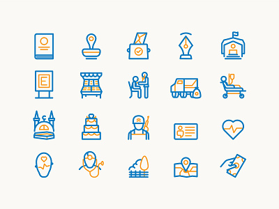 Municipal Services - A app branding catalog color design icon illustration logo municipal service service app ui vector web