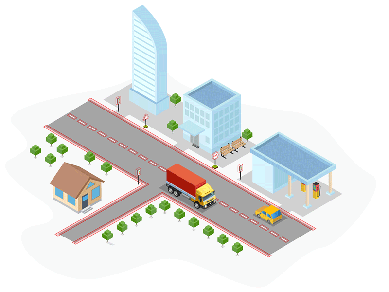 Maps For Autonomy 2d animation adobe ilustrator animation branding design front end development illustration lottie ui ux web webdesign website website design website development