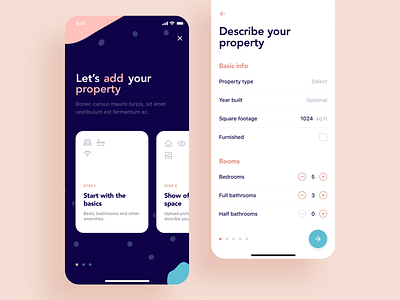 Property Rental design house interaction ios leasing agent mobile app navigation real estate rental tenants ui ux