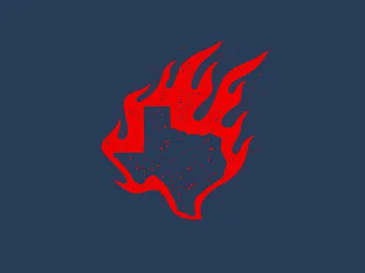 Texas Heat fire flame flaming heat hot scorched summer texas texture