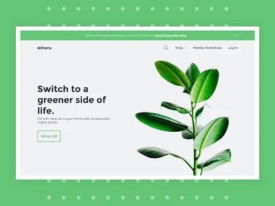 Athens Homepage UI design dribbble e commerce minimal design sketch typography ui uidesign