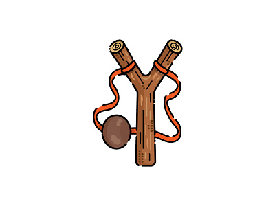 Sling weapon (14/30) adobe illustrator design dribbbleshot flatdesign icon illustration lineart logodesigner vector