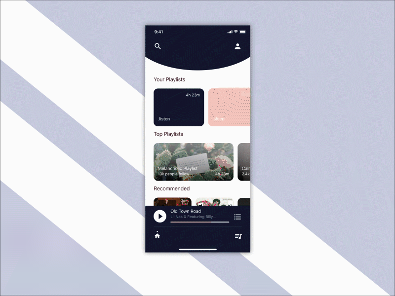 Music App dailyui design ios ios app listen mobile app mobile app design mobile design mobile ui music music app music player song songs