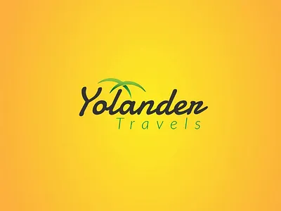 Yolander Travels (Travel Agency) getaway holiday logo palm relaxation resort sunshine tourism tourist travel agency