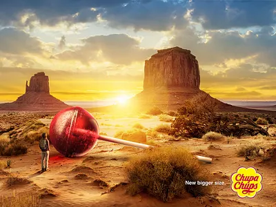 Chupa Chups ADV adobe adobe photoshop advertising art art direction chupa chups creative design food