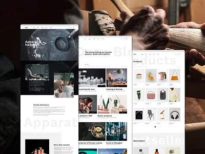 Deru / ecommerce after effects animation app architecture design ecommerce design ecommerce shop parallax parallax website real estate